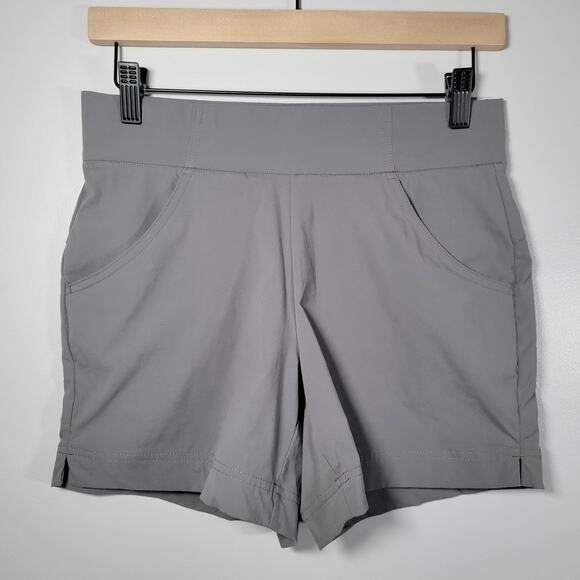 Columbia Shorts Stretch Performance Womens S Grey 4.5" Inseam Comfort - Picture 1 of 13